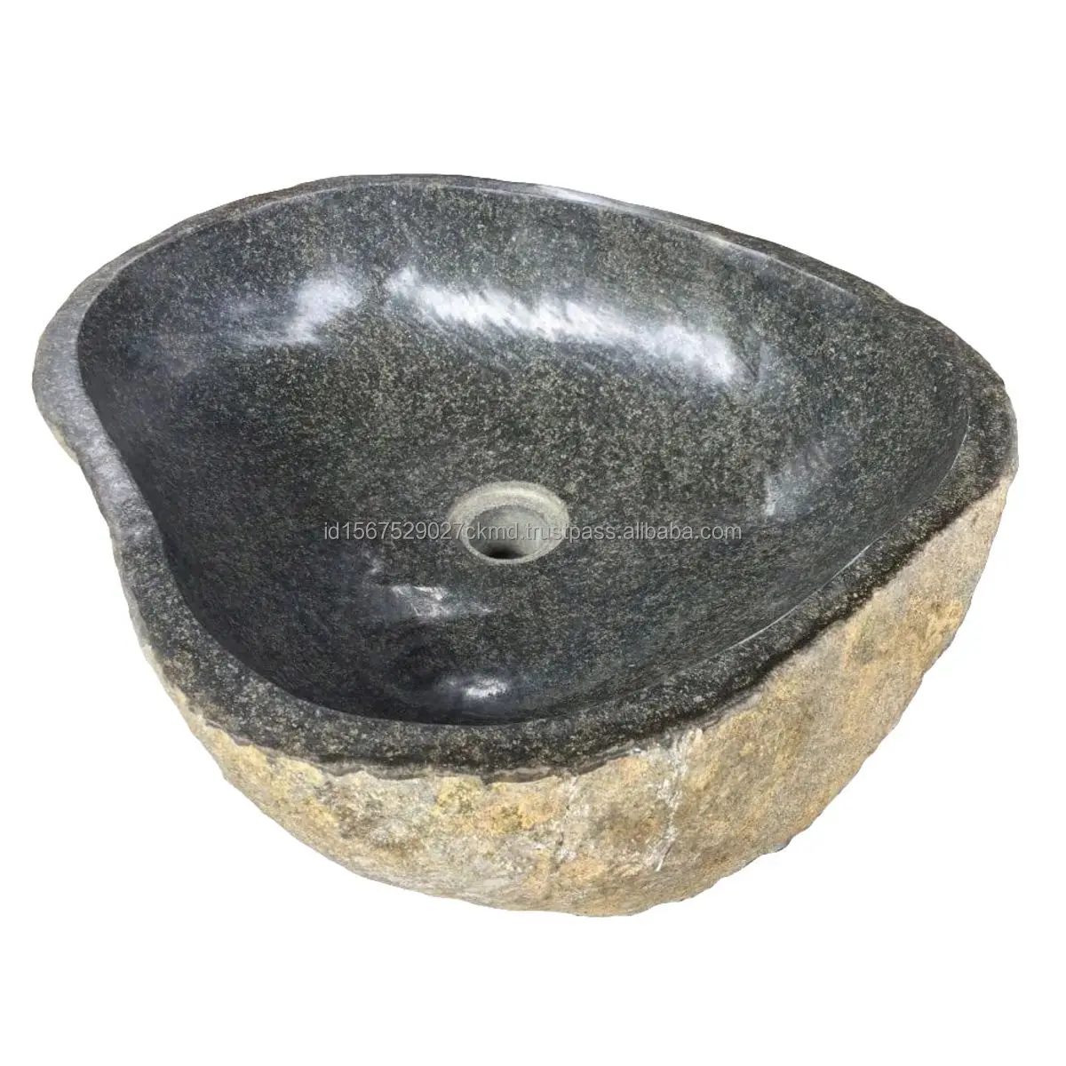 Irregular Shape River Stone Garden Outdoor Wash Basin Sinks Antakesuma