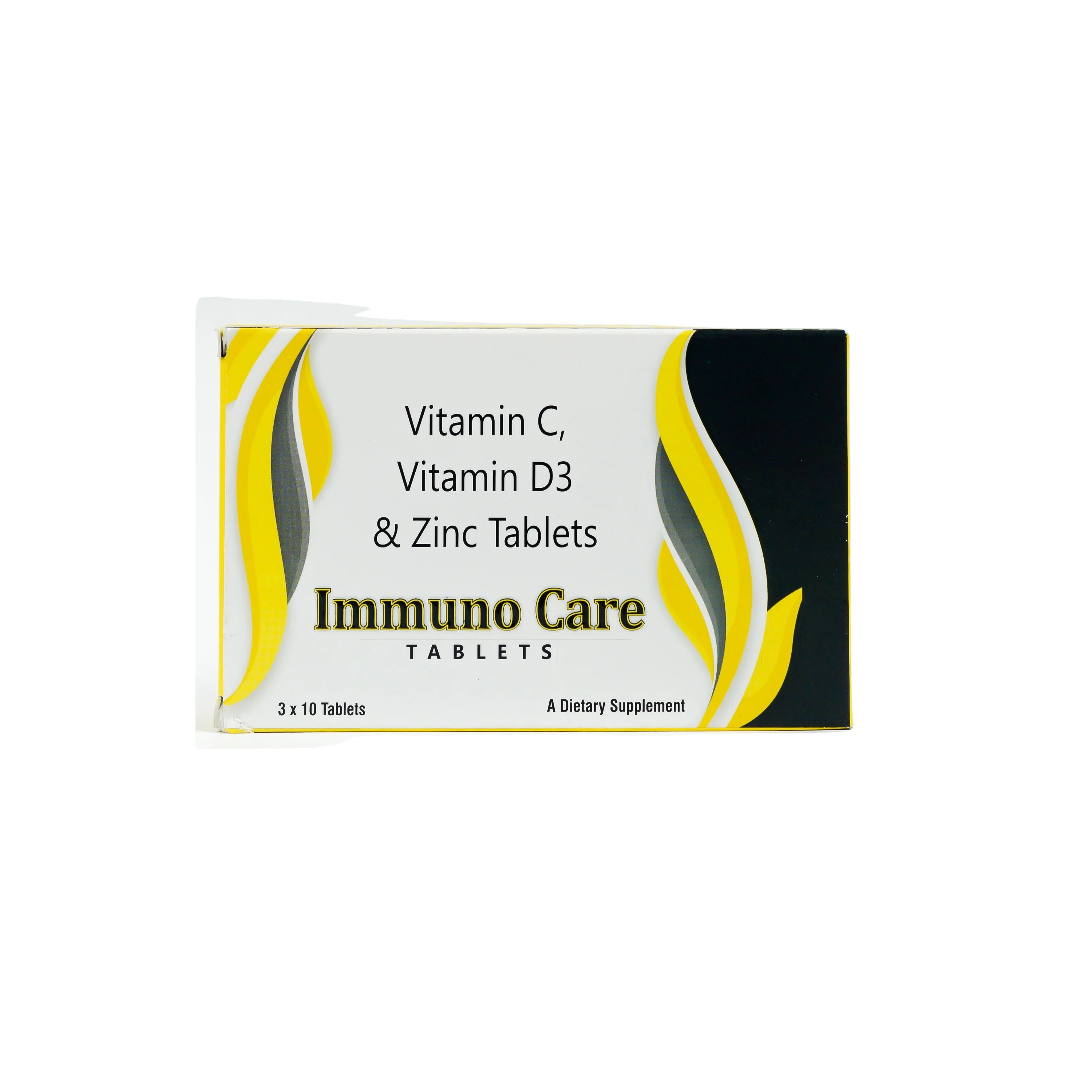 Premium Quality and Private Labeling Vitamin C Vitamin D3 and Zinc Tablet for Immunity Booster.