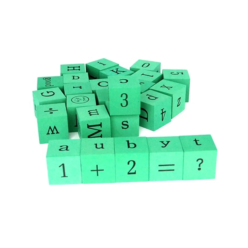 EVA Tiles Dice Letters & Numbers, Soft Foam Tiles Dice Letters and Numbers, Alphabets Tiles Dice, Plastic Square Spelling Toy