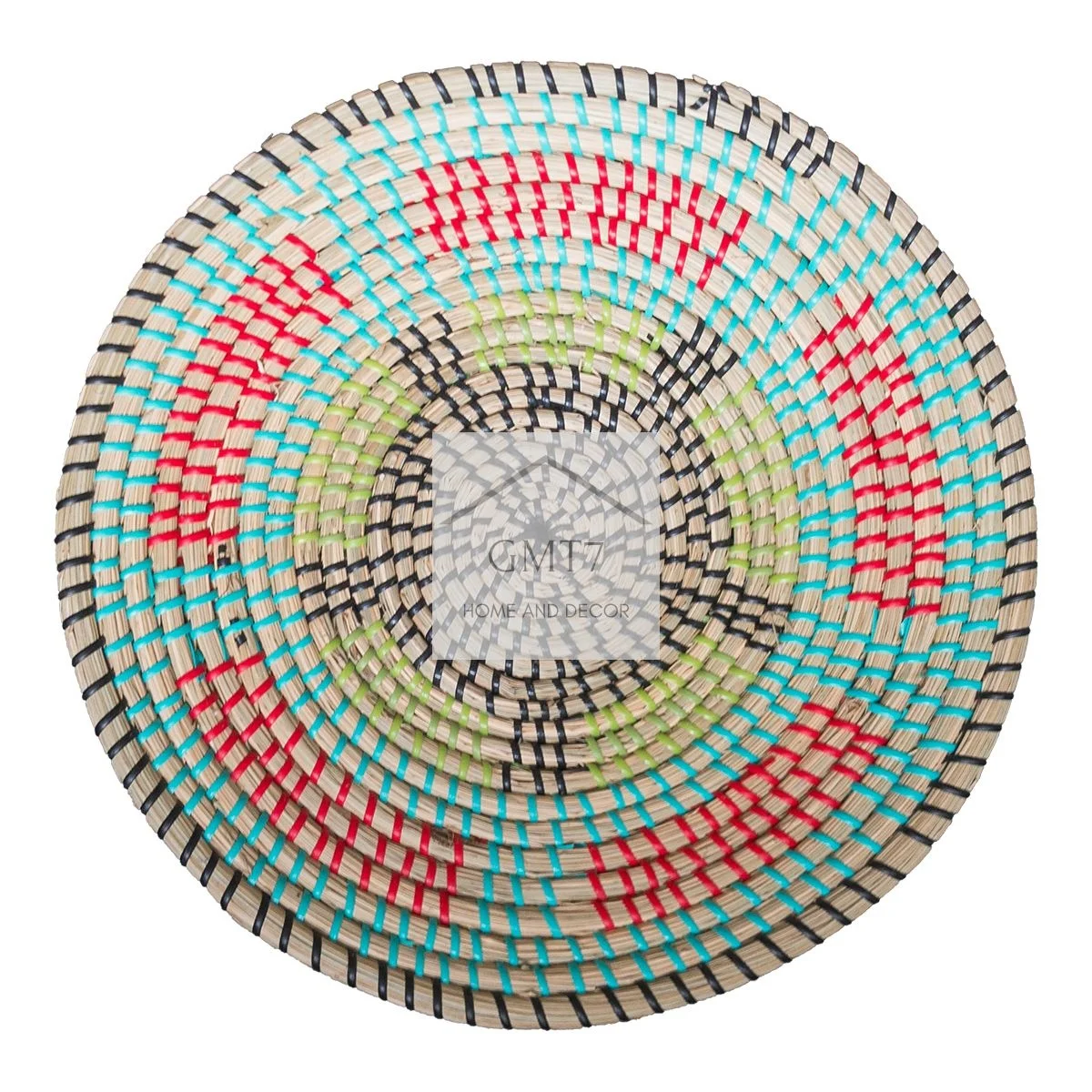  Новый товар Европейский стиль популярный тренд высокое качество сделано во Вьетнаме круглые настенные подвесные корзины декор в стиле бохо плоские