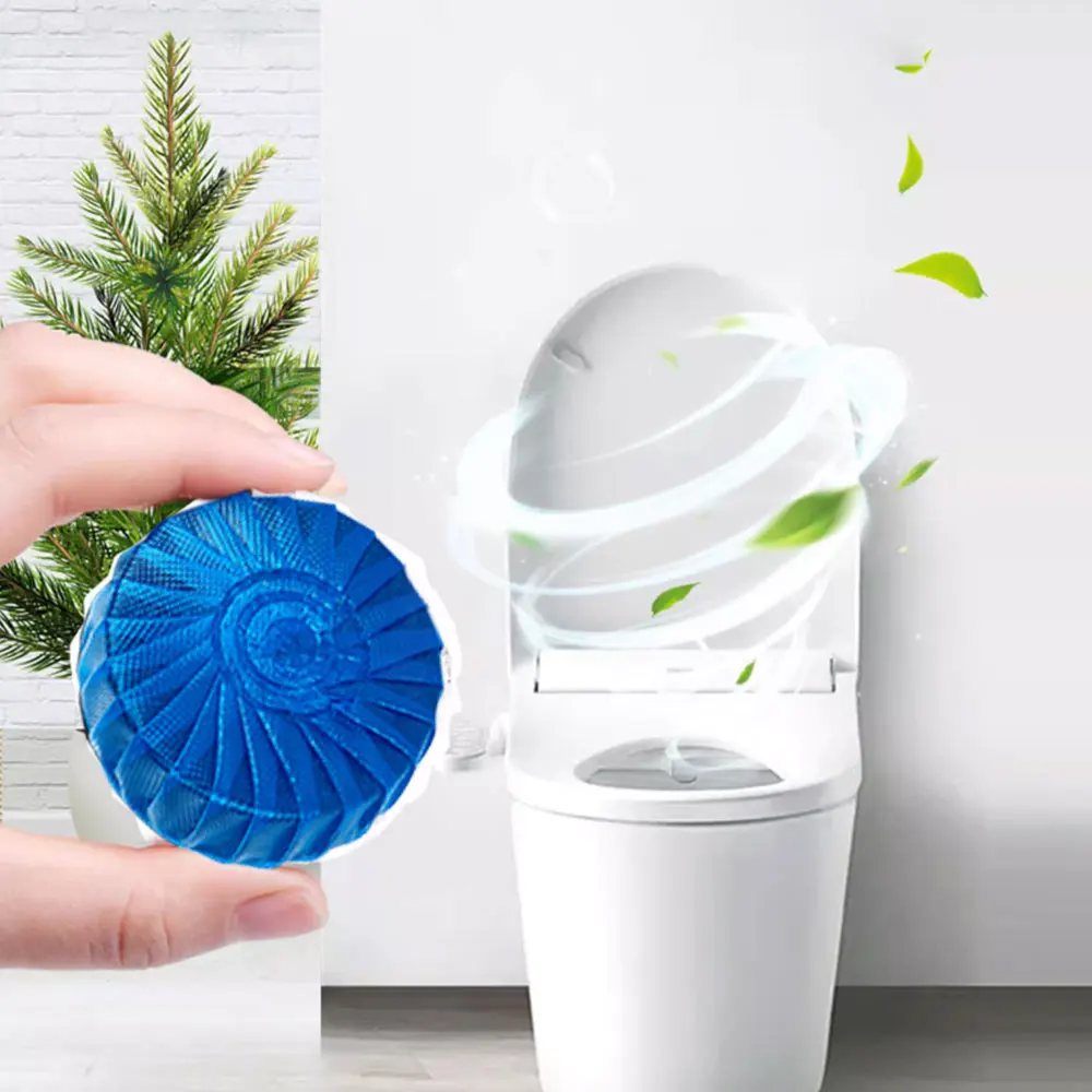 3PK toilet cleaner block deodorant blue blocksblue deodorant cube Blue toilet deodorizer