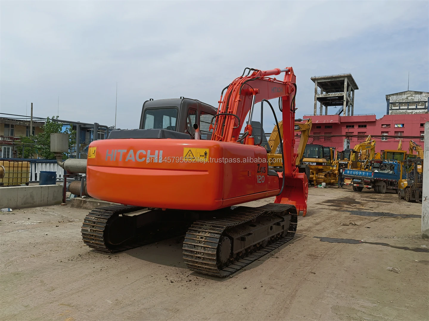 Hitachi excavator zaxis 120-6 zx70 ex120 ex200 used excavators From Japan