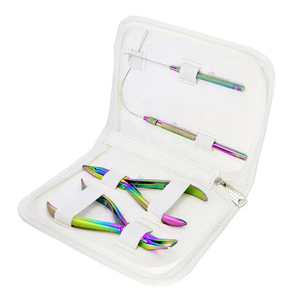 Hair Extensions Tools Micro Bead Remover Kit Tape in Pllier