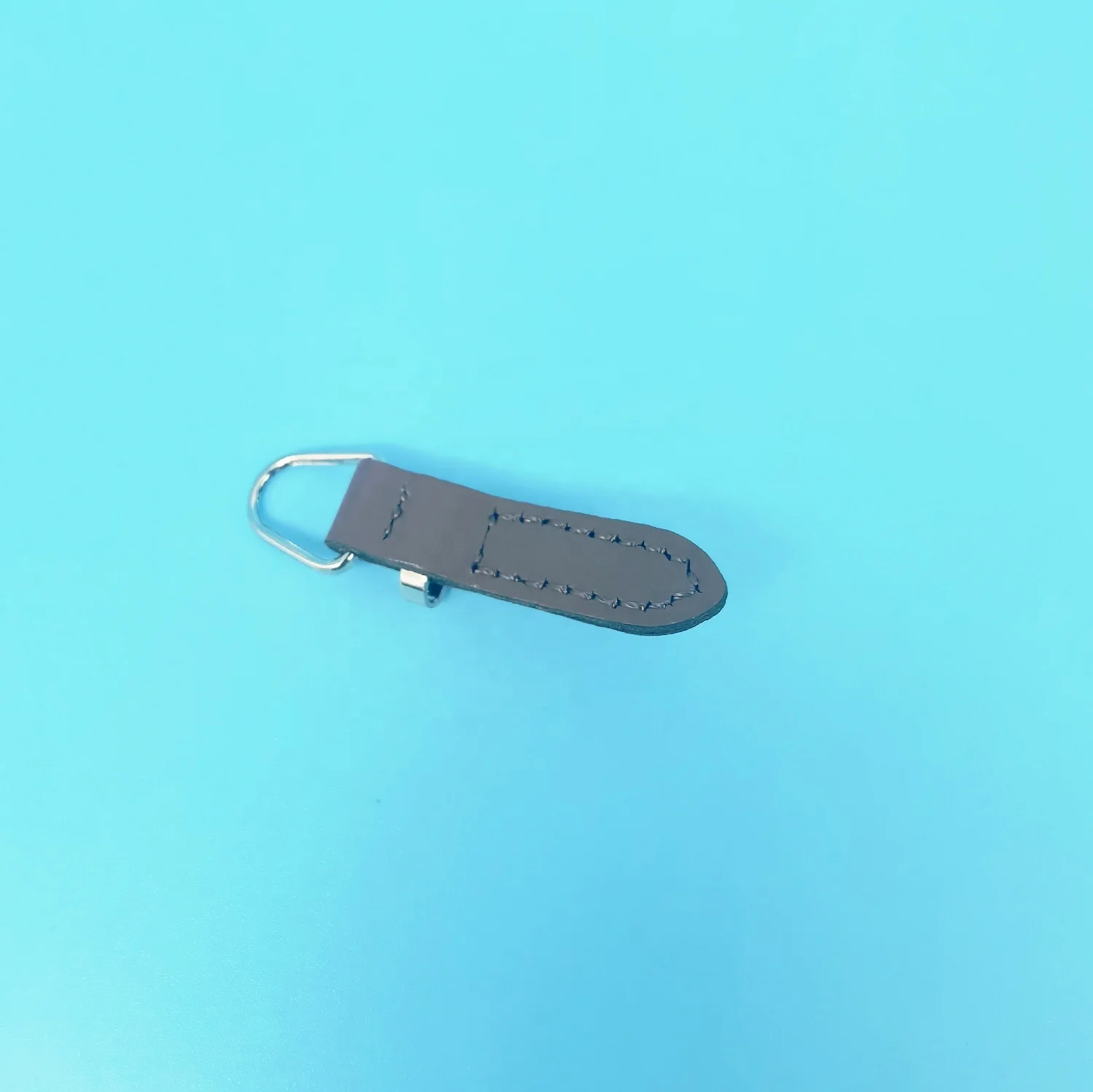 New Stylish Brown Leather PU Designer Slider Zipper Puller