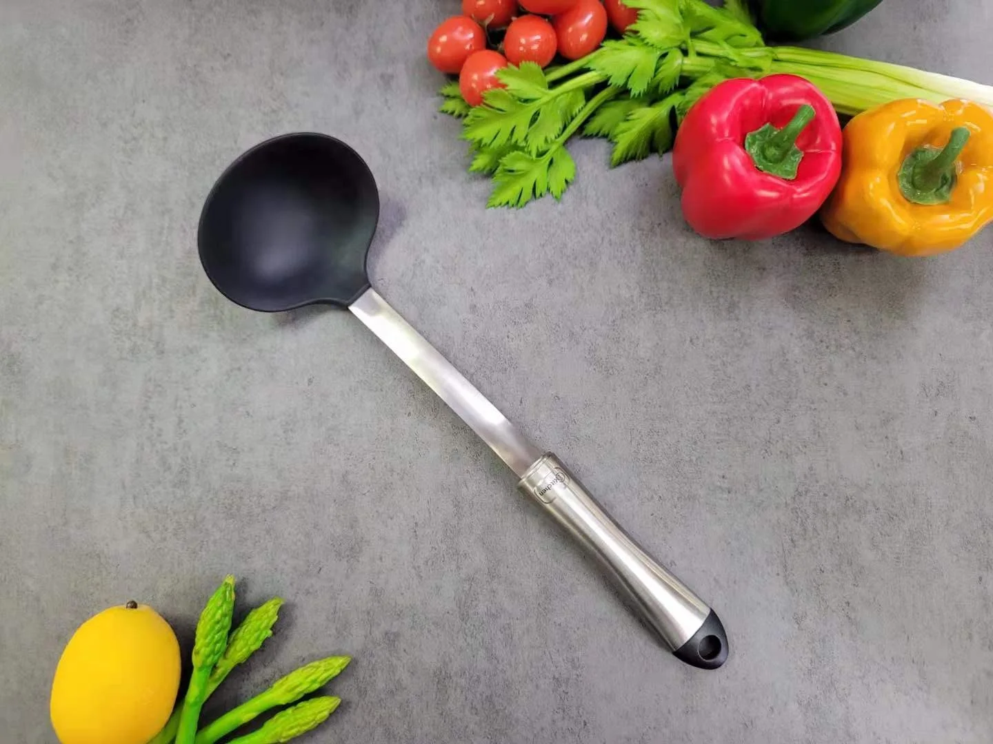 High Quality Home Kitchenware Kitchen Tools & Gadgets Stainless Steel Nylon Soup Ladle