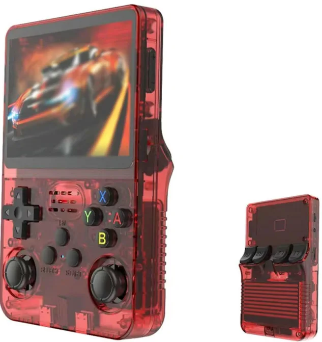 Newest  2024 R36S Retro 3.5 Inch IPS Screen Handheld Game Console Linux System 64GB 15000+ Games Pocket Video Player