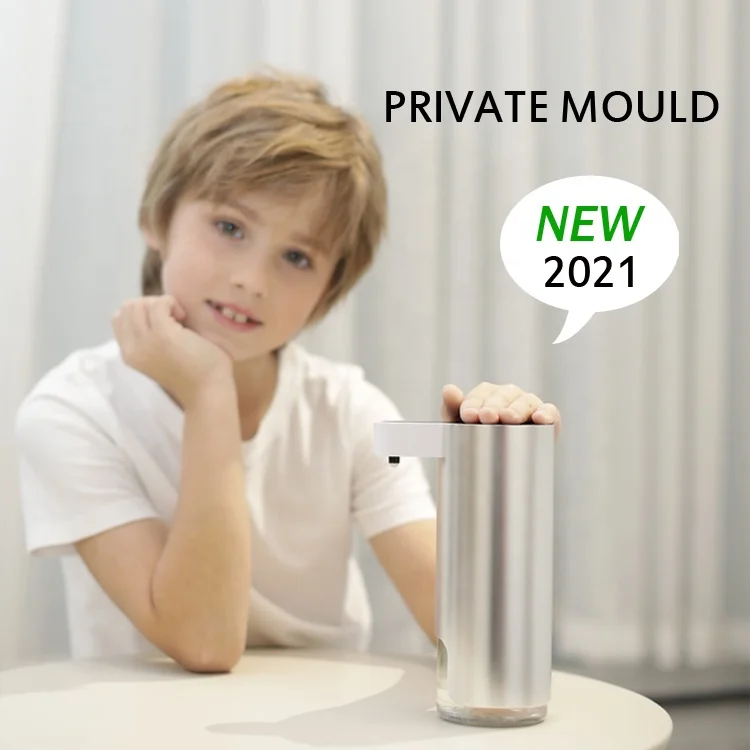 P5 Rechargeable Aluminum Foam Auto Soap Dispenser 330ML Automatic Foaming Sensor Liquid Dispenser Hand Wash Machine 2 Gears IPX6