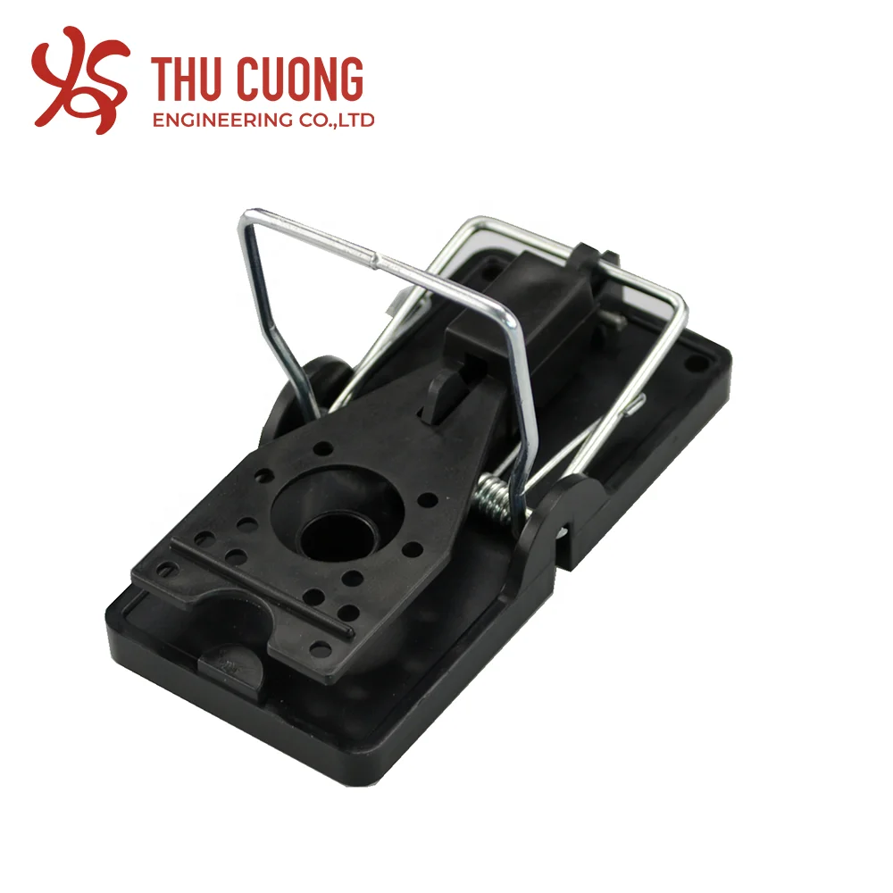 New Customized logo Reusable Premium Plastic Efficient High Sensitivity And Mini Easy Mouse Set Metal Wire Rat Mice Snap Trap