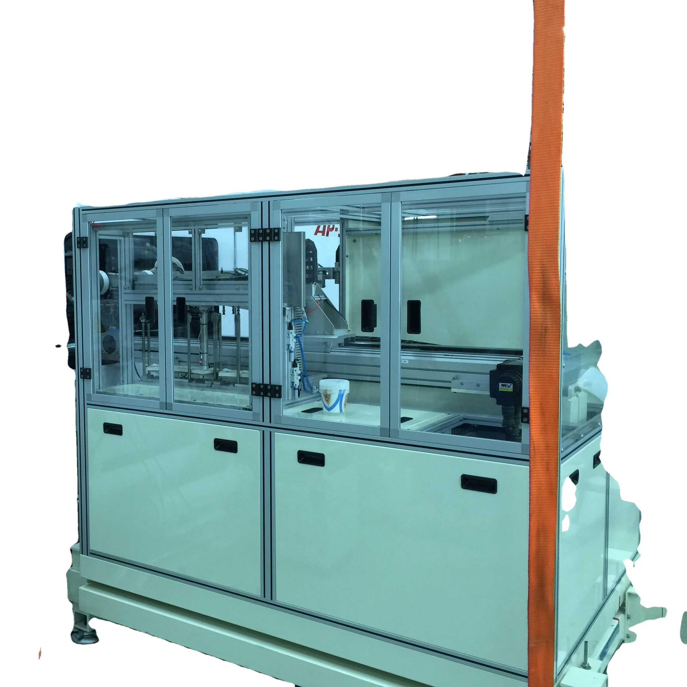 IML робот решение в пресс-форм Этикетировочная машина для IML 5 л ведро 2 полость для машины для литья под давлением