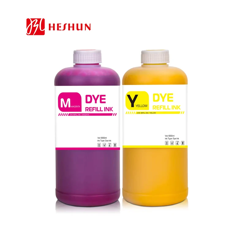 HESHUN 4/color 1000ml UV Dye Ink for Noritsu D701 D703 D705 D1005 HR Printer Inkjet cartridges