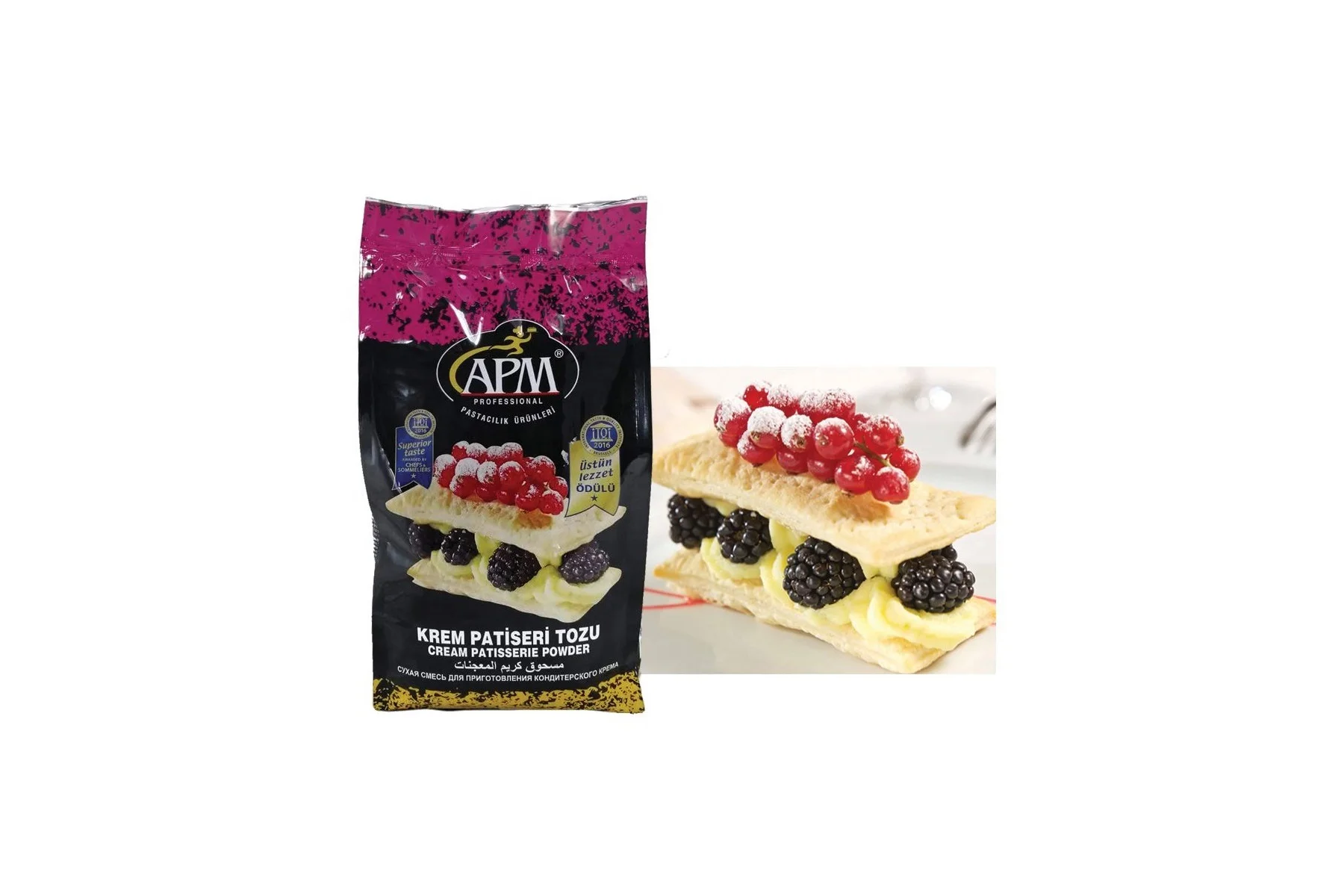 APM Cream Patisserie (Pastry Cream) (Custard Cream) Powder In Small Bags For Pastry Industry And Sector