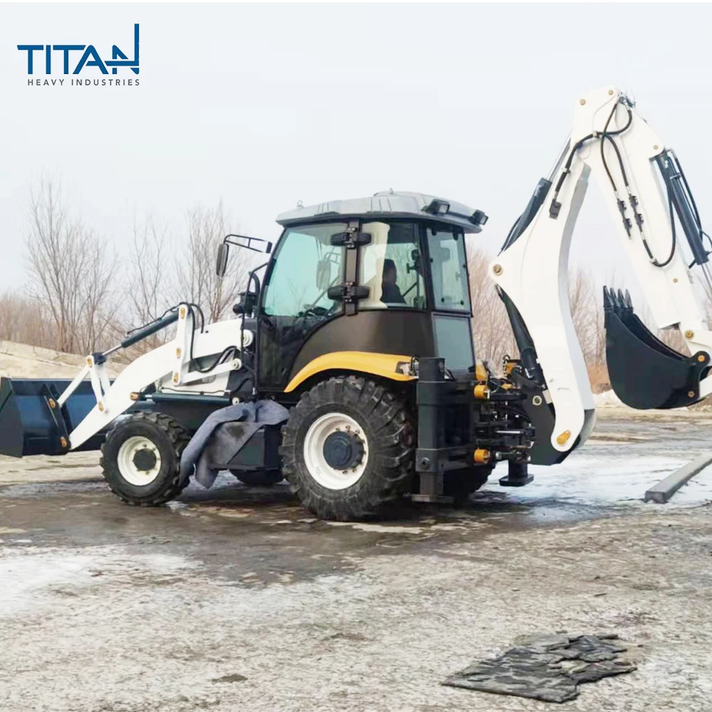 Core Motor and Engine Backhoe Loader for Farms Retail Restaurants Manufacturing Plants with PLC Pump Gearbox Bearing