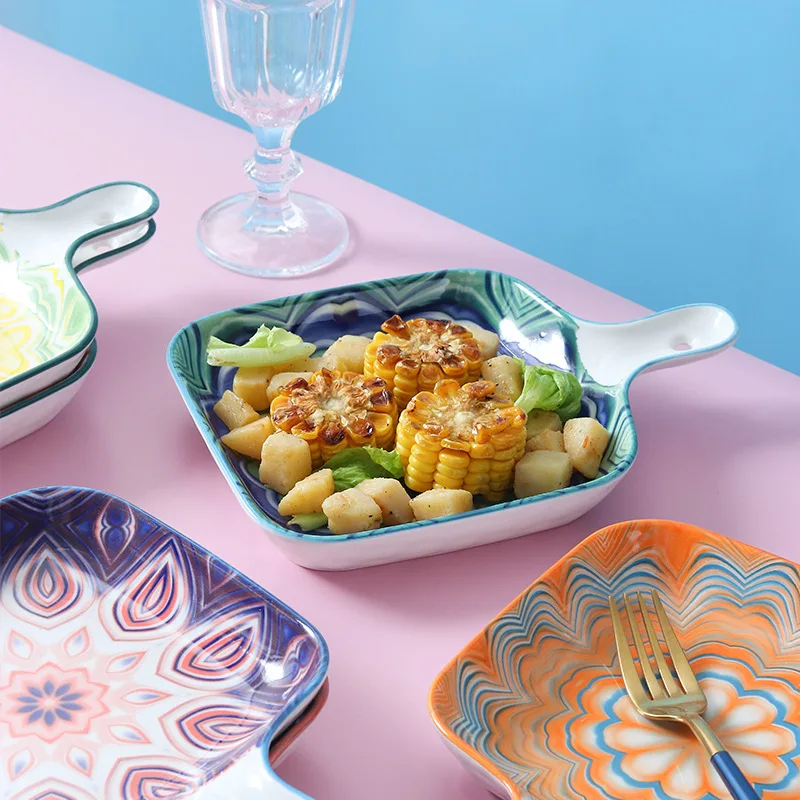 Factory price backing plate 9 inches bohemian decor bohemian decor