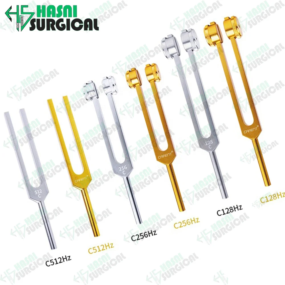 Medical Professional Tuning Fork Diagnostic Set 7 PCS By Hasni Surgical Customized Logo/ color Made In Pakistan
