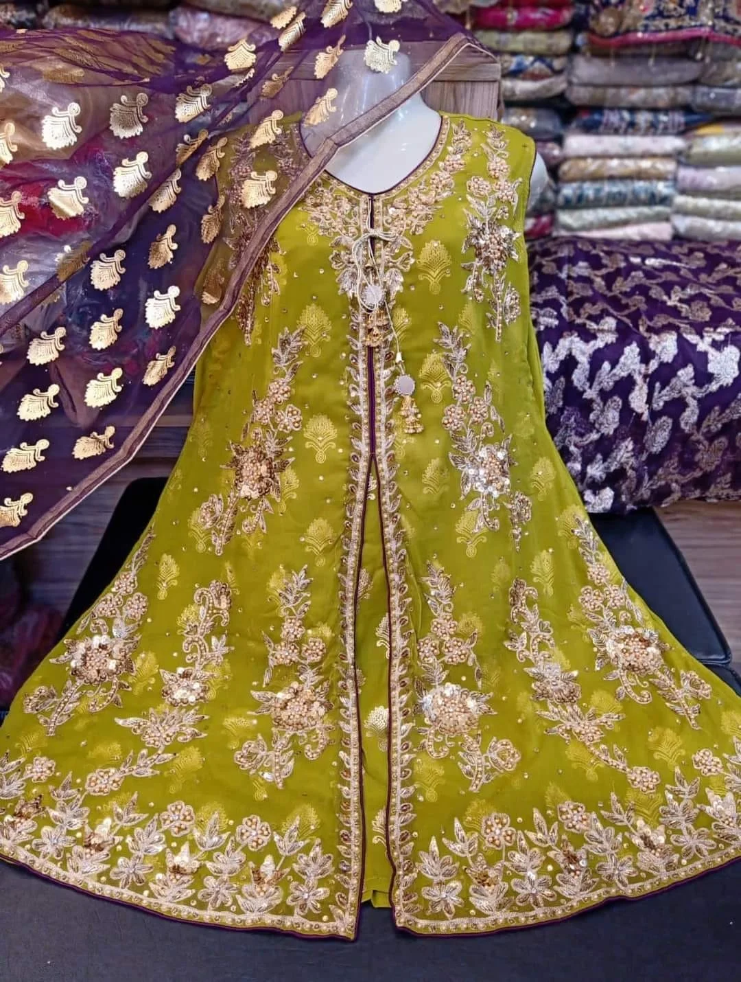 Indian Pakistani Latest Raw Silk Heavy Handwork Suit Special Occasion Wedding Hot Selling Dress 2022
