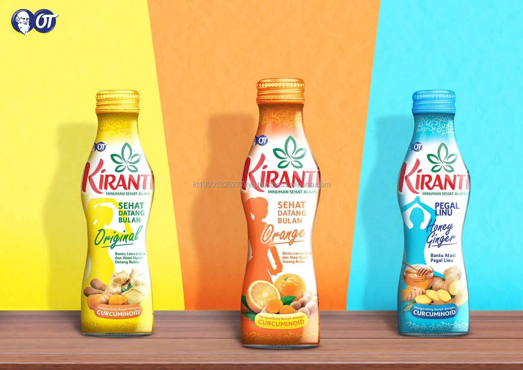 Kiranti Herbal Drink Plus Orange Juice 150ml
