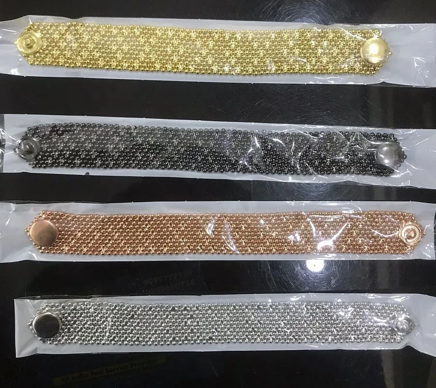 Metal Beads Fashion Bracelets for Women Jewelry 4 color Available at Best Price from India GC-BR-183