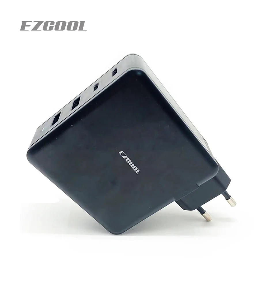 hot selling GaN 100w 2 type-c 2 usb-a port chargers for laptop