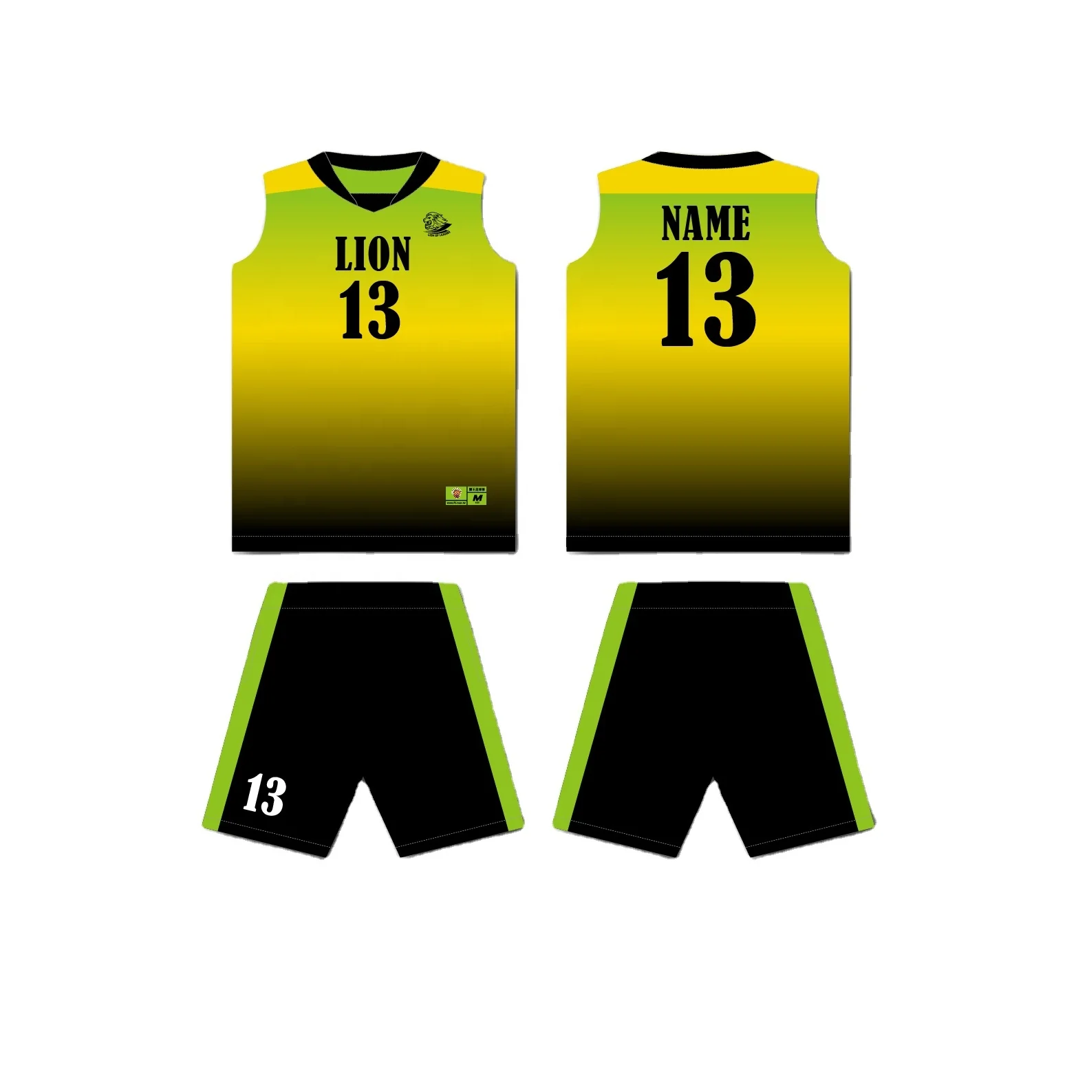 100% Polyester Sublimation team Uniform Clothing Volleyball Shirt design Customized Volleyball