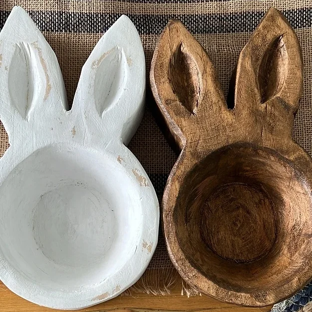 Easter Exquisite design best handmade fragrance rabbit shaped dough bowl candle from Viet Nam