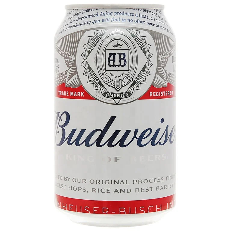 Банка для пива BUD 330 мл