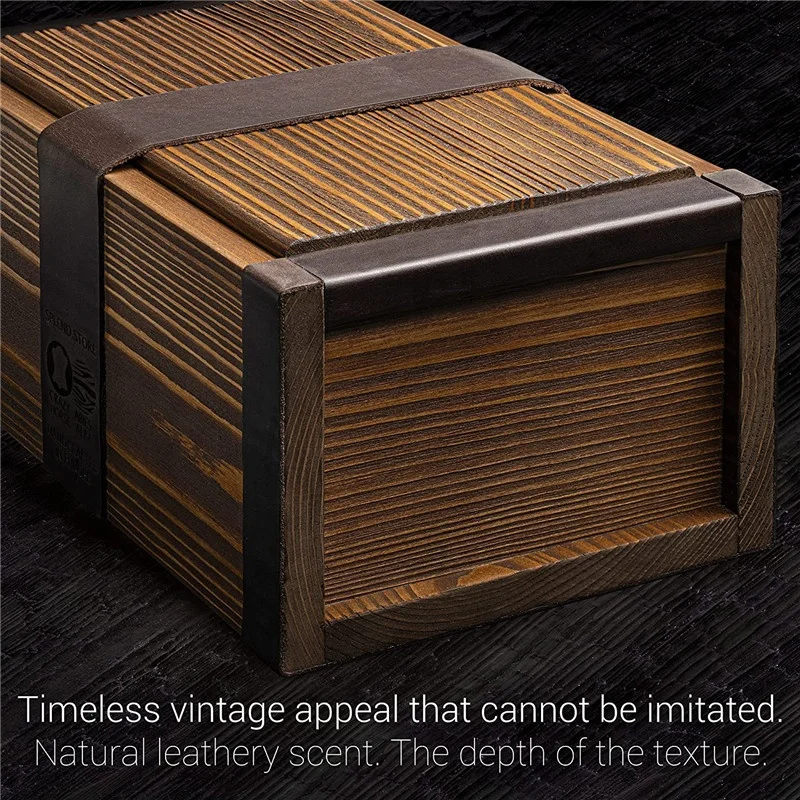 Walnut Stash Box Kit with Lock Luxury Wooden Stash Box with Rolling Tray