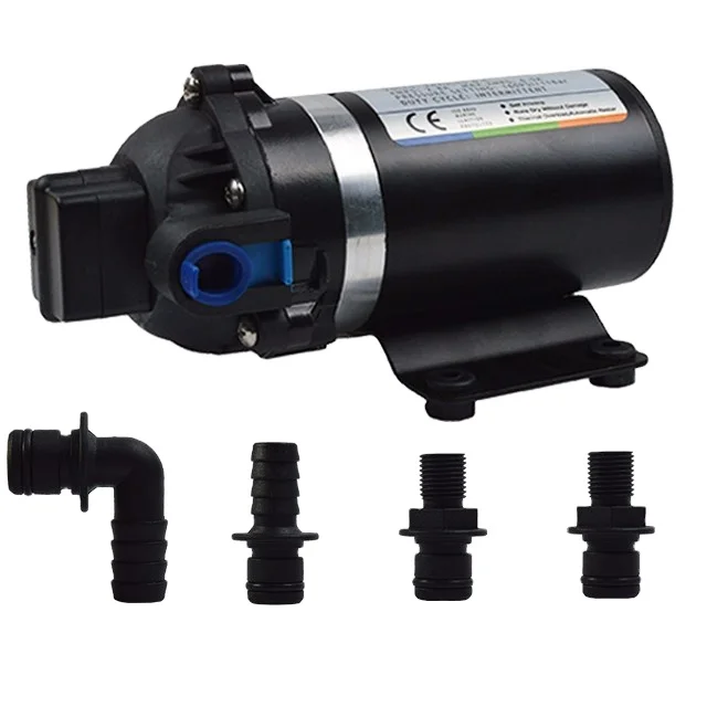 factory  price road roller cleaning  dp-160 24v Car Washer Marine head 110M 7 LPM High Pressure Water Jet Pump For Car Wash