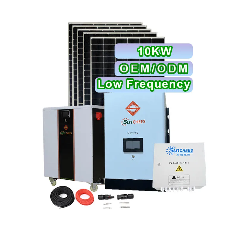 Complete Set Solar Panel Power System 10kw 15kw 20kw Solar Energy Residential Hybrid Off Grid Solar System