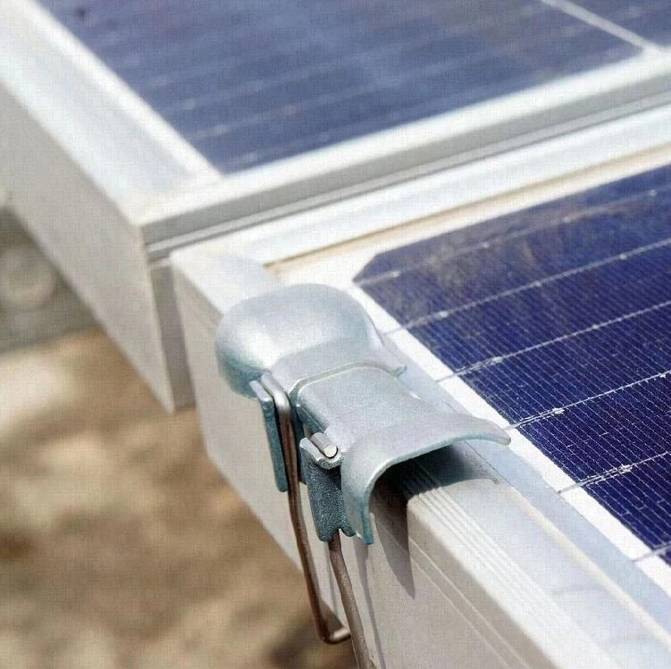 35/40mm Cheap Solar Panel System Water Clamp Solar PV Mono Poly Panel Water Drain Clip Clamp Plastic Kits