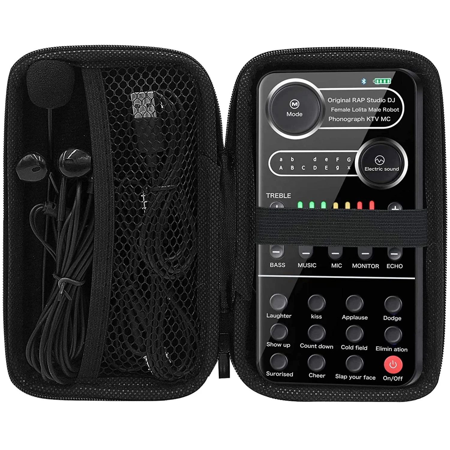 Live Sound Card Microphone kit With Voice Changer Sound Effects Audio Mixer