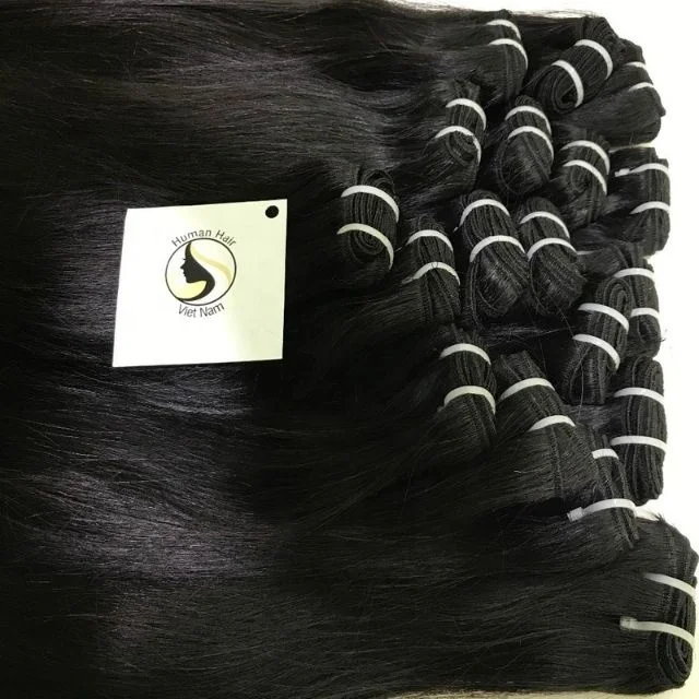 High Quality 100% Human Hair Extension No Glue No Thread No Clips Machine Weft Braid in Virgin Hair Raw Temple Hair 10-40 Inch