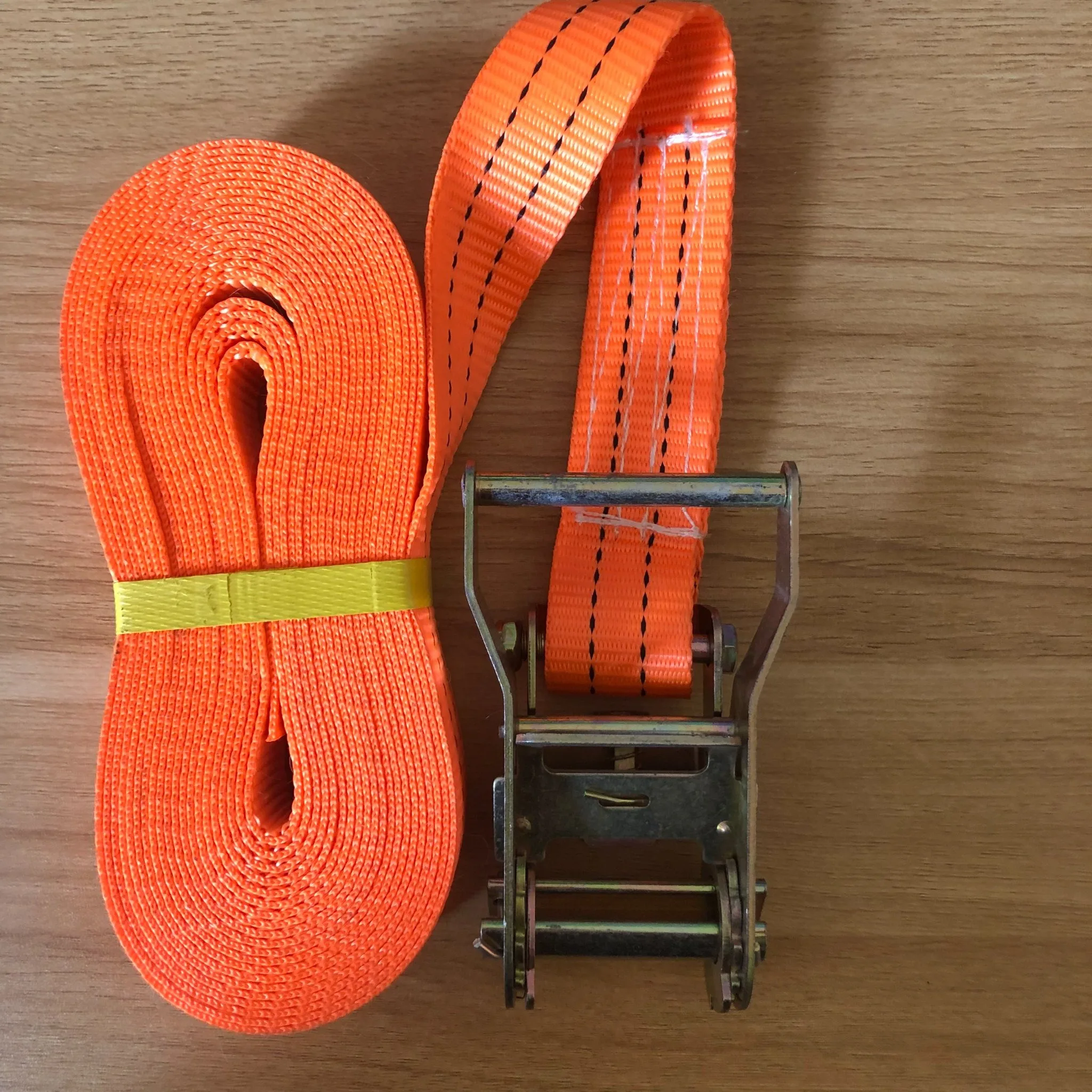 Hot trend Ratchet Tie Down Strap With double Hooks Polyester Tie Down cargo Lashing Belt in Vietnam