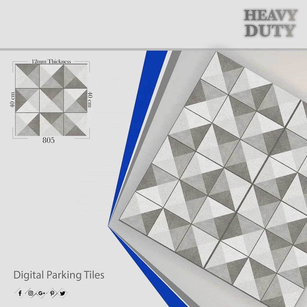 Vistaar Brand: Wholesale Price India for Newest Beige Digital Printing Parking Tiles, 40x40cm, Interior Decoration Porcelain