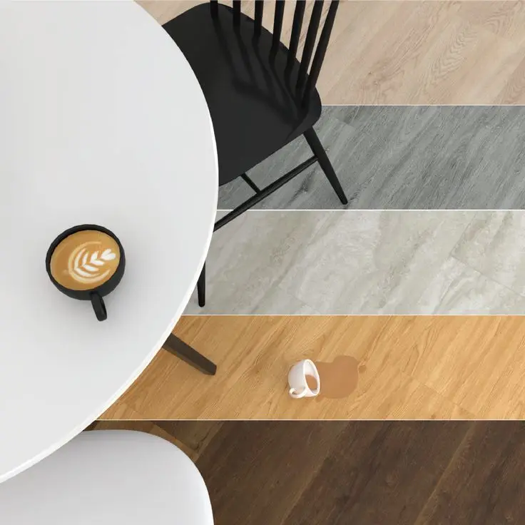 High Quality Luxury SPC Flooring from Vietnam Manufacturer Best Price PVC Floor for Villas Easy Adhesive Installation