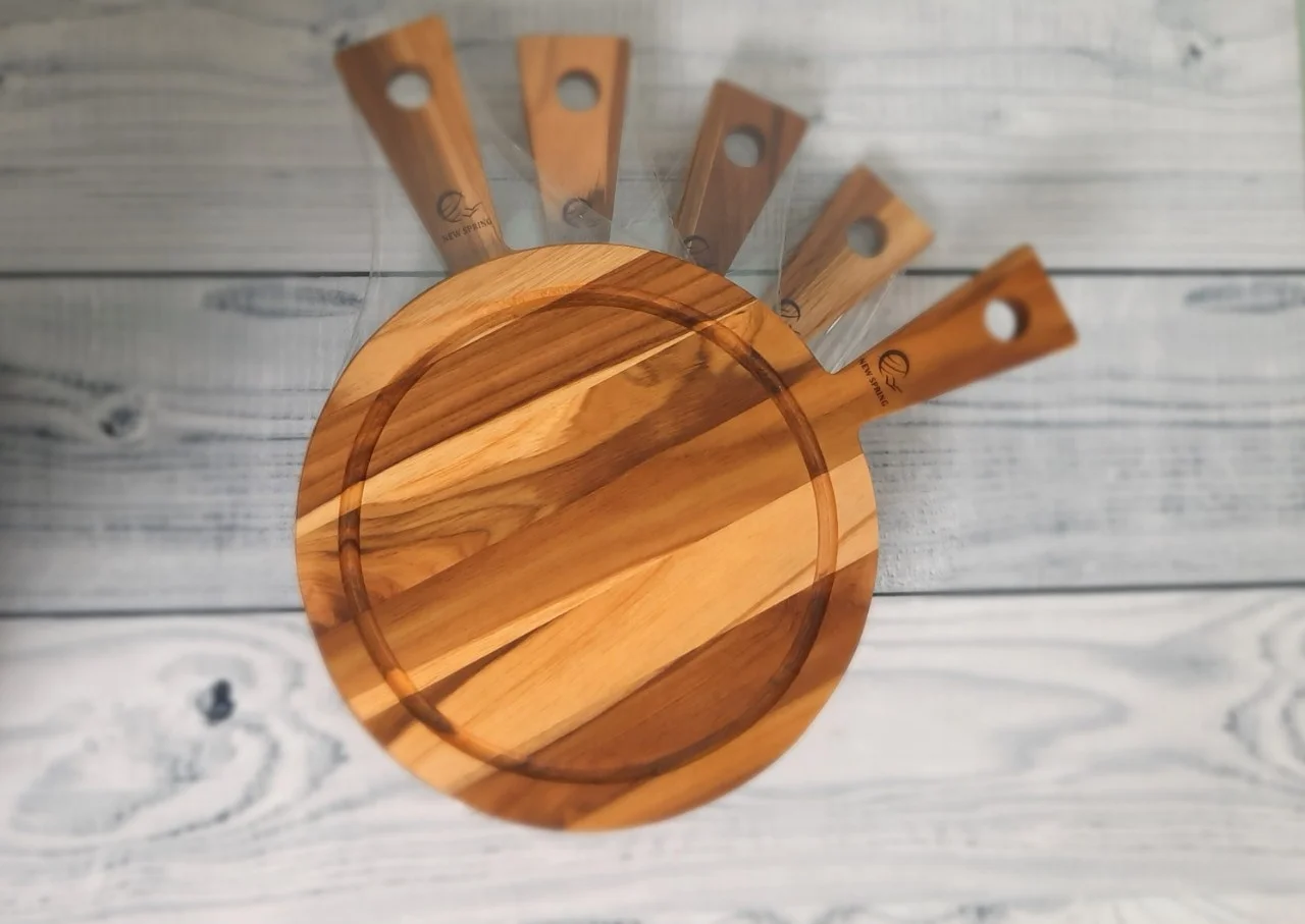  Разделочная доска из тикового дерева лучшего качества оптом Вьетнама