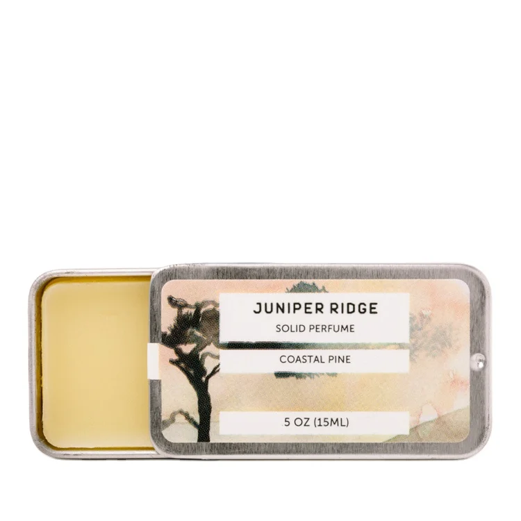 15ml Woody Cologne Coastal Pine Solid Perfume Highest Quality Natural Fragrance with Essential Oils from USA