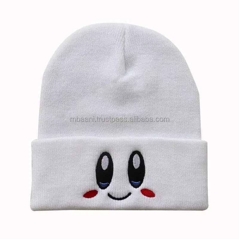 Wholesale  winter knit beanie hat manufacturers warm beanie hat custom embroidered beanie