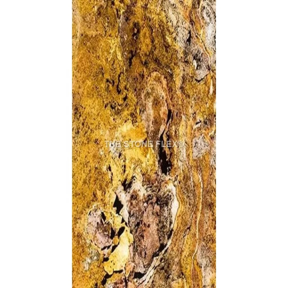 Most Popular In India Flexible Indian Autumn Natural Stone Light Pass Translucent Veneer Sheet Interior Exterior Wall Cladding