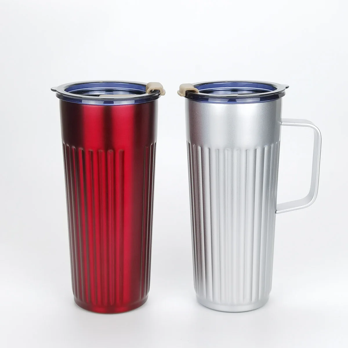 Hot sell  17oz new arrival irregular stainless steel tumbler with handle custom logo coffee mug termos vasos termicos