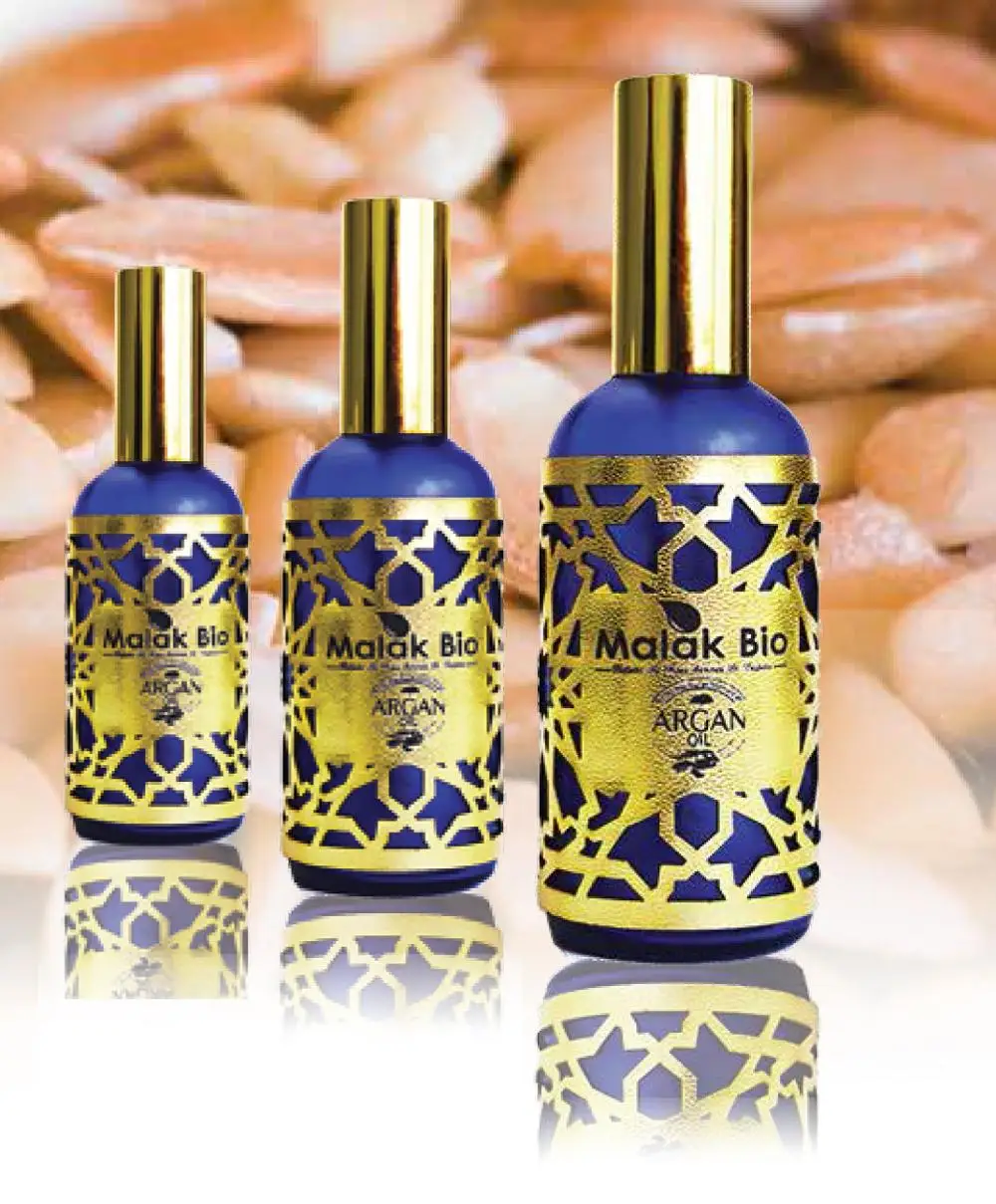 Pure Argan Oil (100ml) 100% Organic - Organic and Cold Pressed - Virgin Oil from Morocco - Care for Body, Face, Hair and Nails