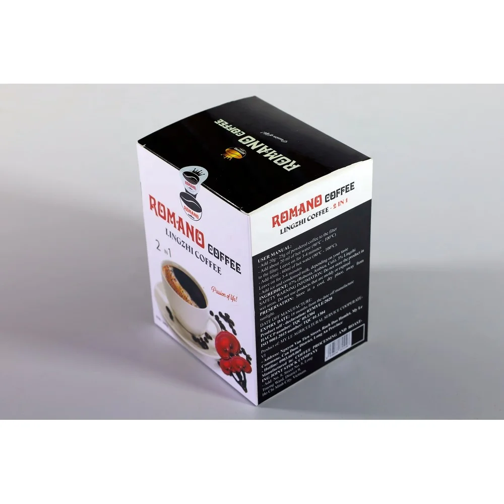 
Romano Coffee Lingzhi Coffee 2 in 1 made in Vietnam with Cheap Price 