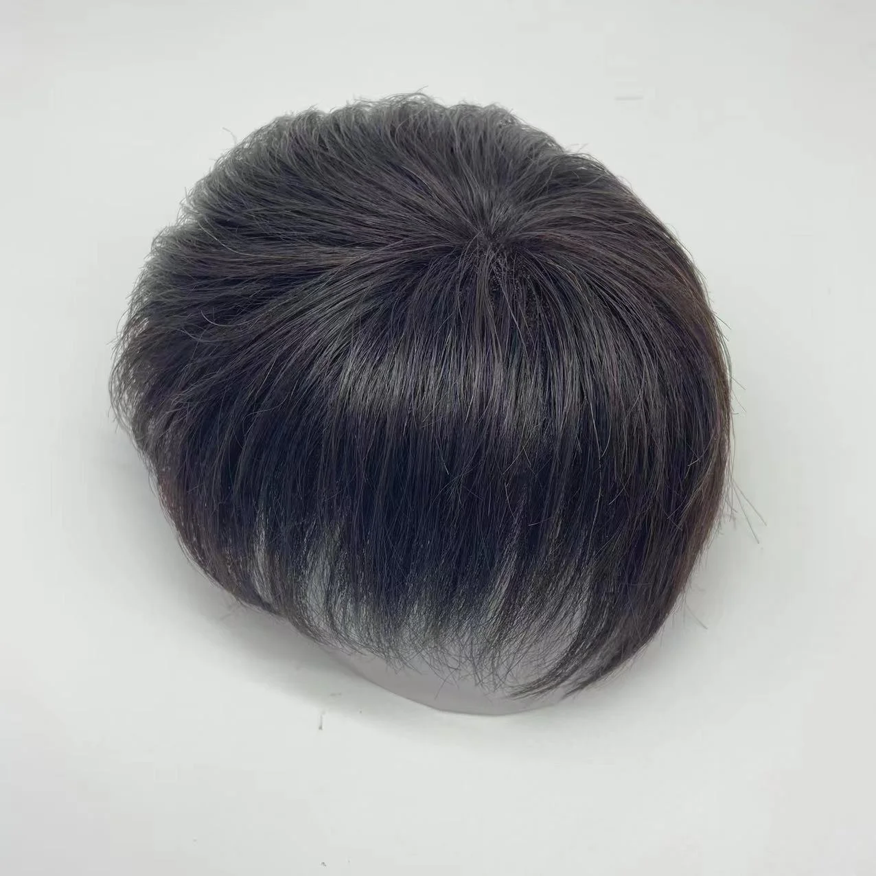 Fashion Hair Handsome Style  Mono Base Hair Replacement Men Toupee