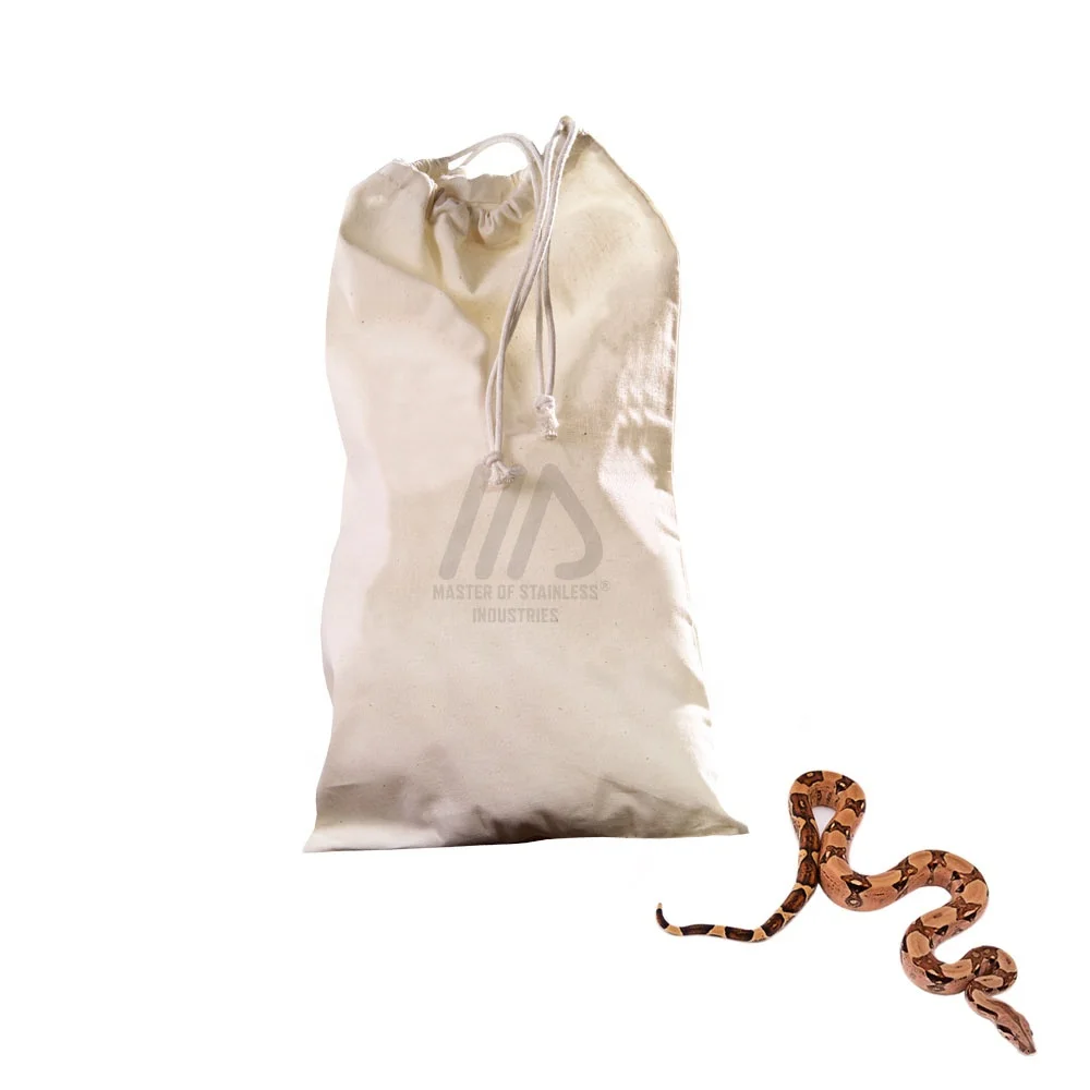 Best snake hoop bag best grip breathable fabric snake catching bag herp tools reptile supplies Snake Tong & Hook factory