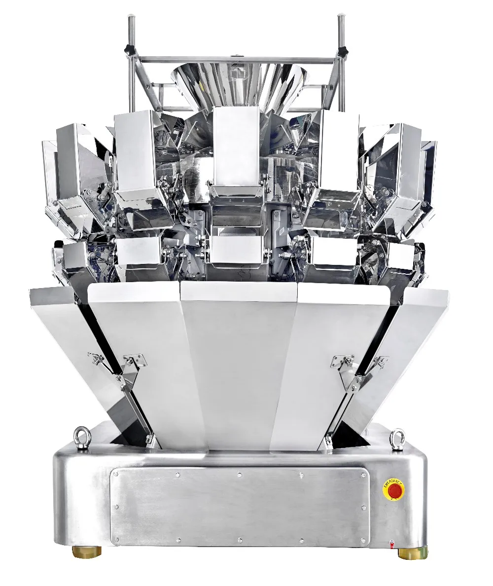 High Speed hoppers 14 head combination weigher snack foods packing machine filling machine