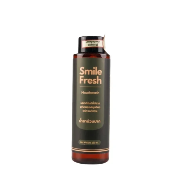 Factory Direct Sale Smile Fresh 250ml Natural Mouthwash Alcohol-Free Sugar-Free Hot Selling Thai Herbs Breath Free Travel