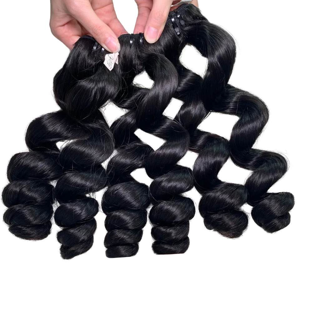 High Quality Cheap Price Raw Loose Wavy Natural Color 100% Raw Natural Vietnamese Human Hair Curly Wholesale Price High Quality