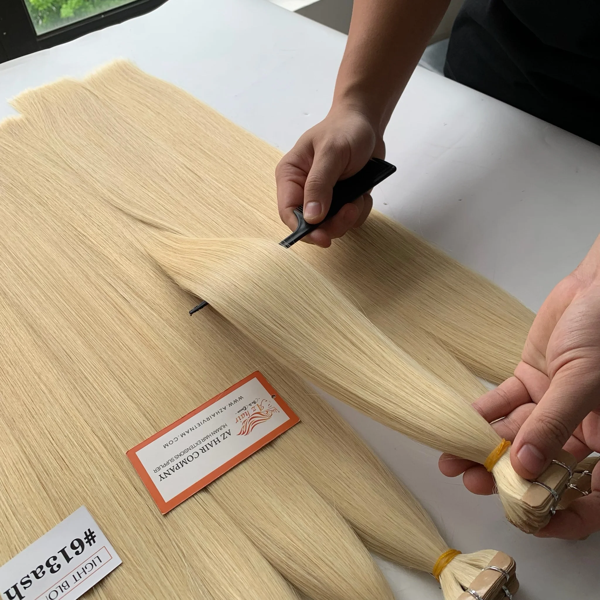 Wholesale Price Double Drawn 100% Keratin Human Hair Vietnamese Raw Tape Hair Extensions Virgin From Vietnamese Factory