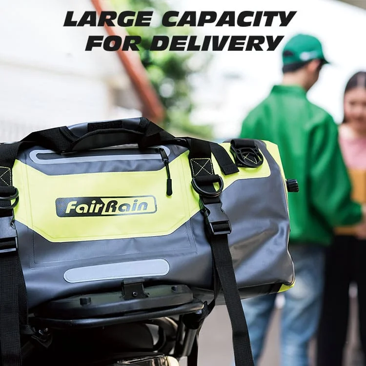 PVC Waterproof Motorcycle Back Seat Bag