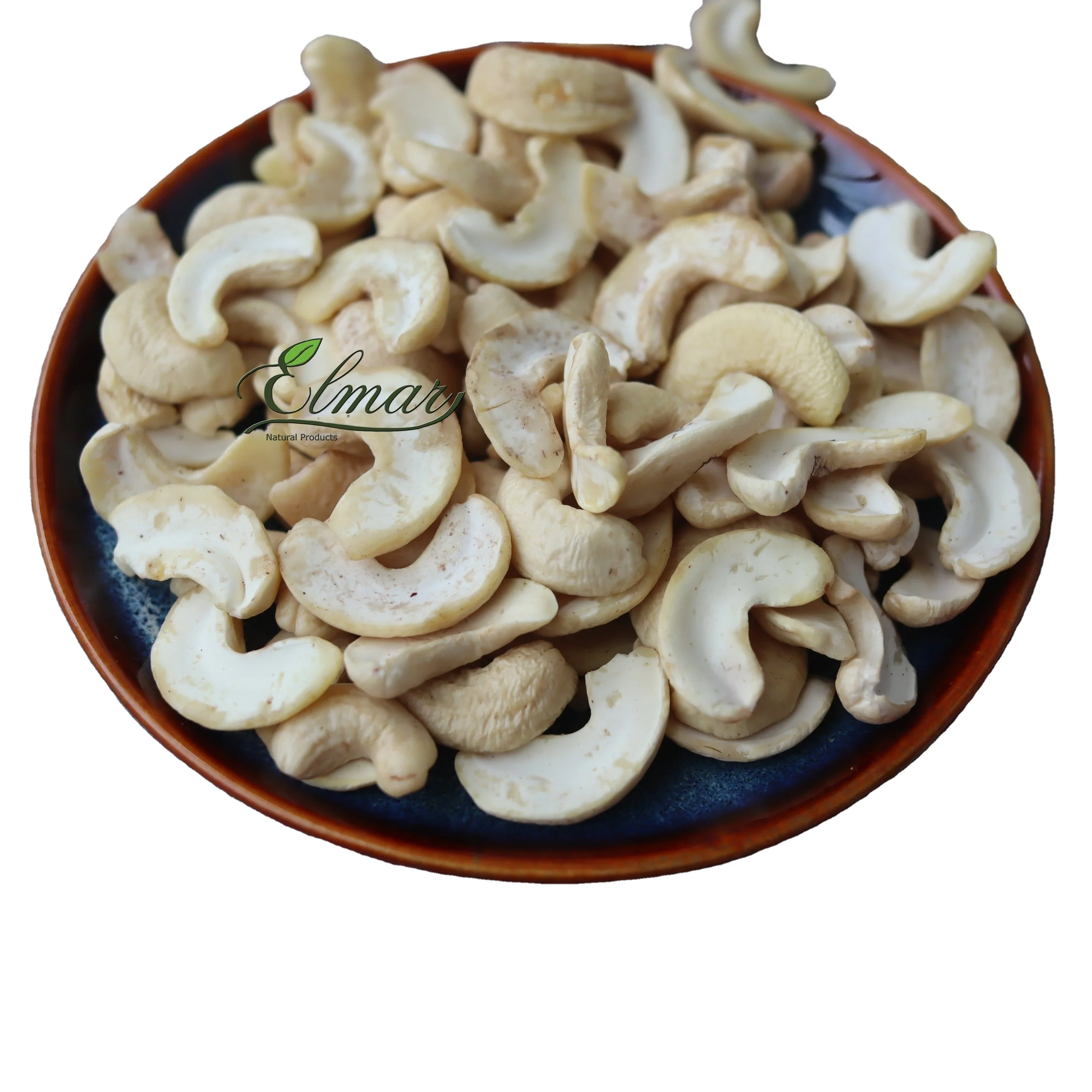 CASHEW NUT BROKEN WHITE COLOR PREMIUM QUALITY WHOLE SPLIT CASHEW KERNEL NEW CROP CRISPY CASHEW NUT TOP QUALITY READY SHIPMENT