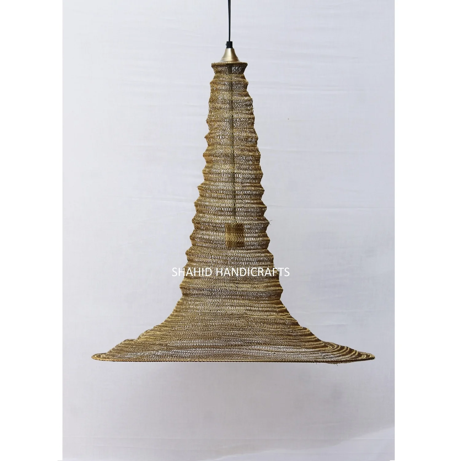 Новый дизайн золотой кулон Hanging_Lamp.Wire сетчатый светильник. Цвет золотой/черный/Бронзовый (диаметр 28 см высота 24 см)